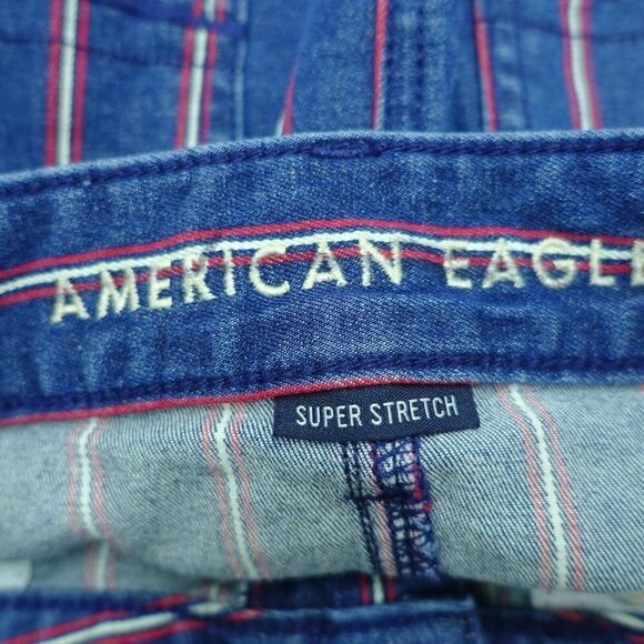 American Eagle Jean Stretch Women's Cotton Skirts  Hi Rise Mini SZ 8 - Picture 3 of 5